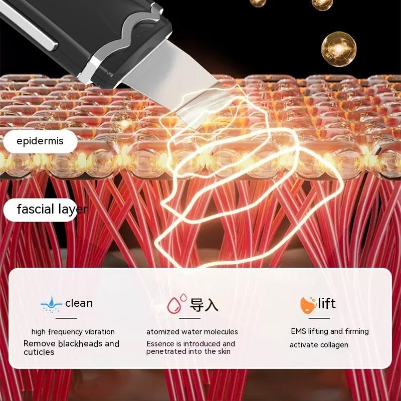 Ultrasonic Skin Cleaner Facial Vibration Instrument