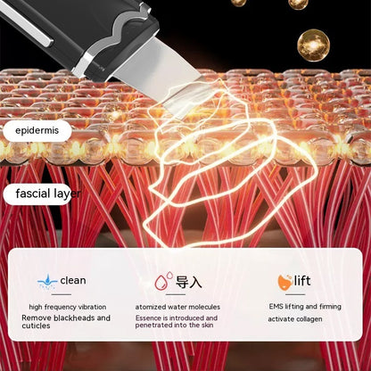 Ultrasonic Skin Cleaner Facial Vibration Instrument